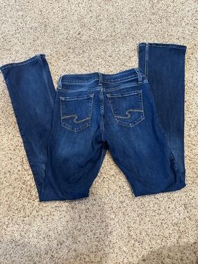 Silver Jeans Women's Deep Indigo Skinny Jeans